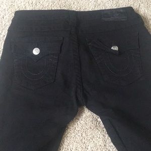 True religion black jeans